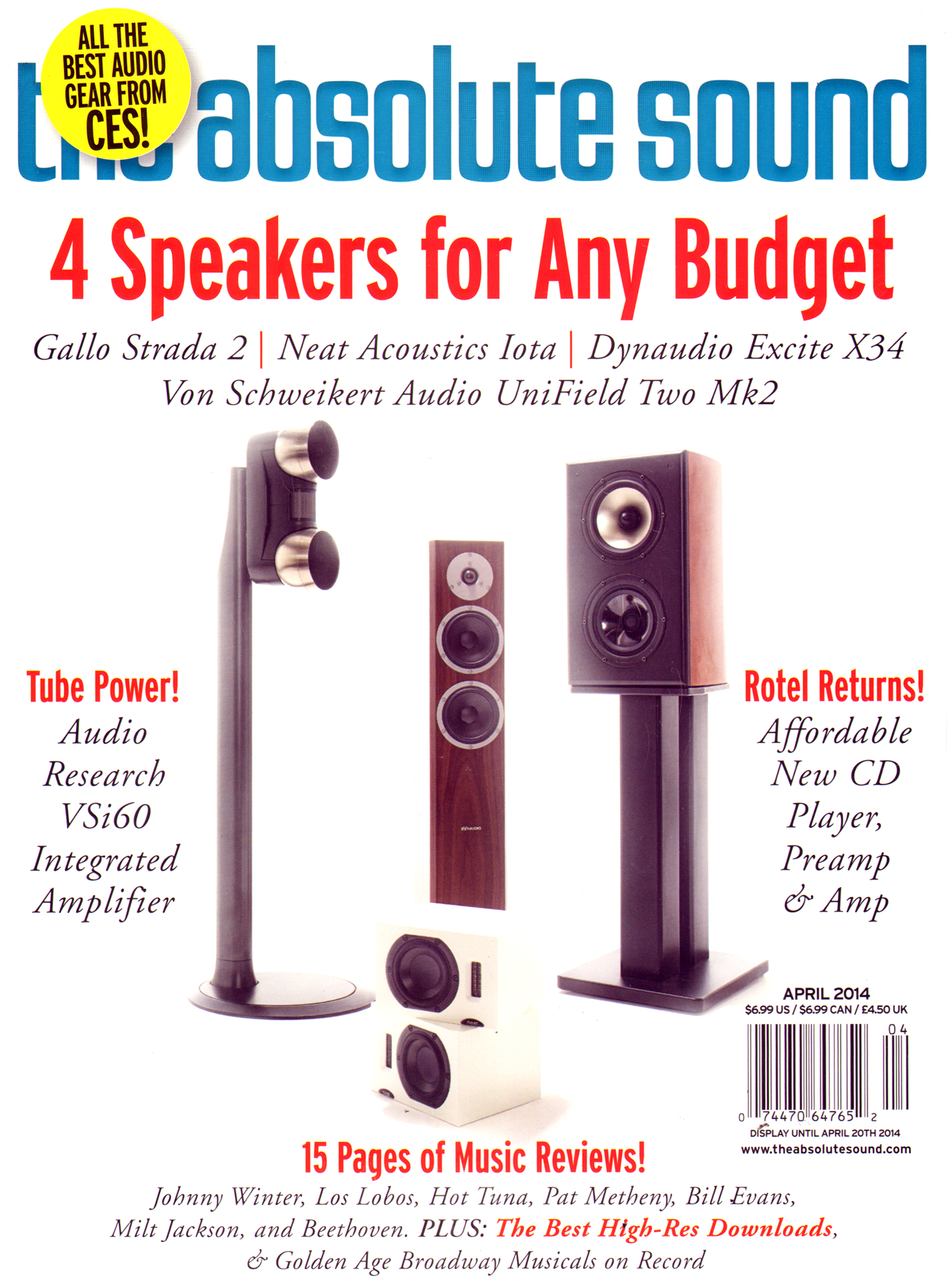 The-Absolute-Sound April 01, 2014 Issue Cover