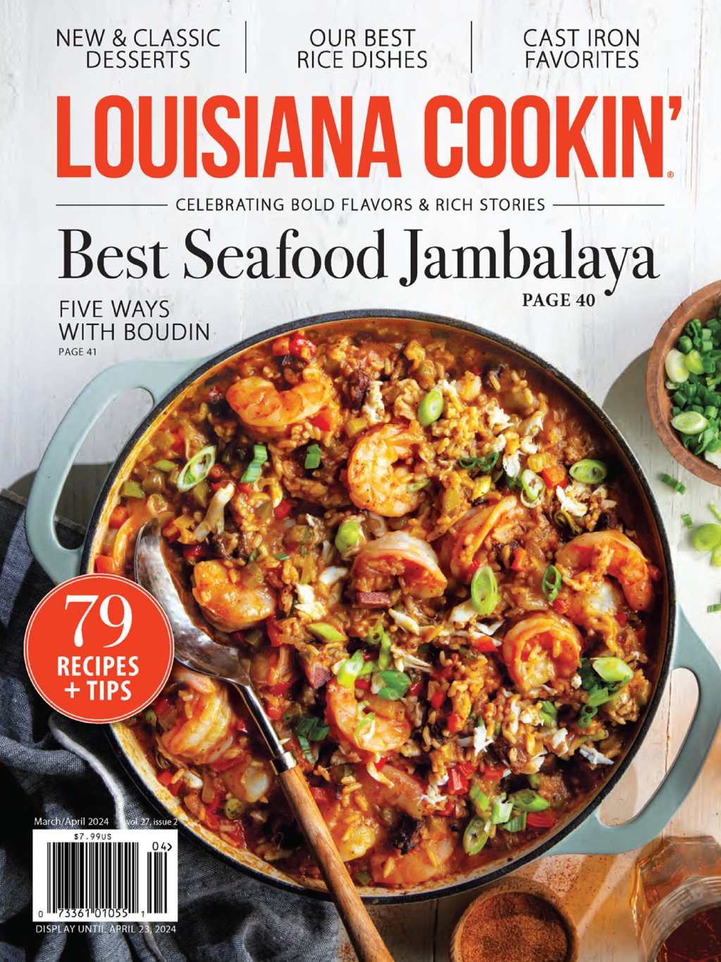 Louisiana-Cookin March 01, 2024 Issue Cover
