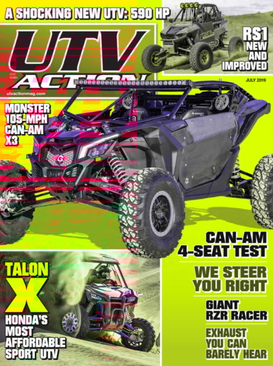 UTV Action July 01, 2019 Issue Cover