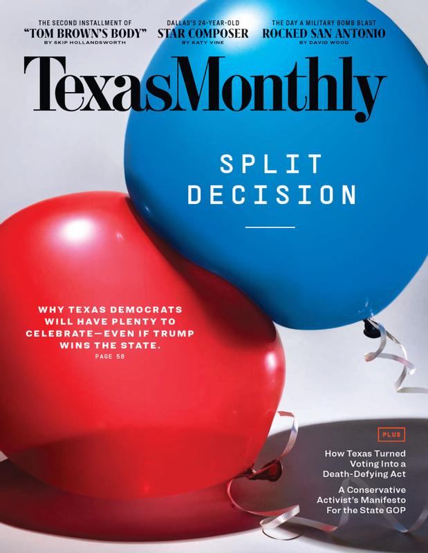 Texas-Monthly November 01, 2020 Issue Cover