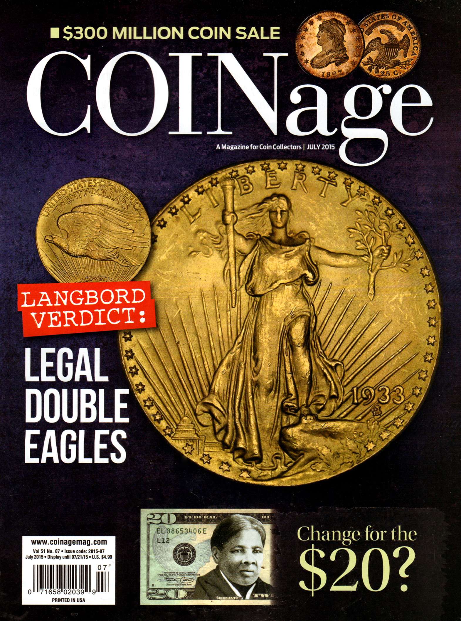Coinage July 01, 2015 Issue Cover