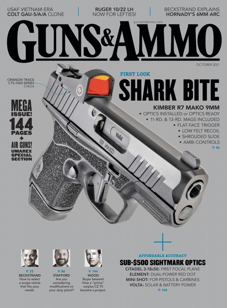 Guns-and-Ammo October 01, 2021 Issue Cover