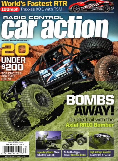 Radio Control Car Action April 01, 2016 Issue Cover
