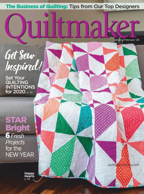 Quiltmaker January 01, 2020 Issue Cover