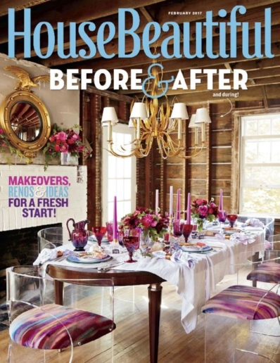 House Beautiful February 01, 2017 Issue Cover