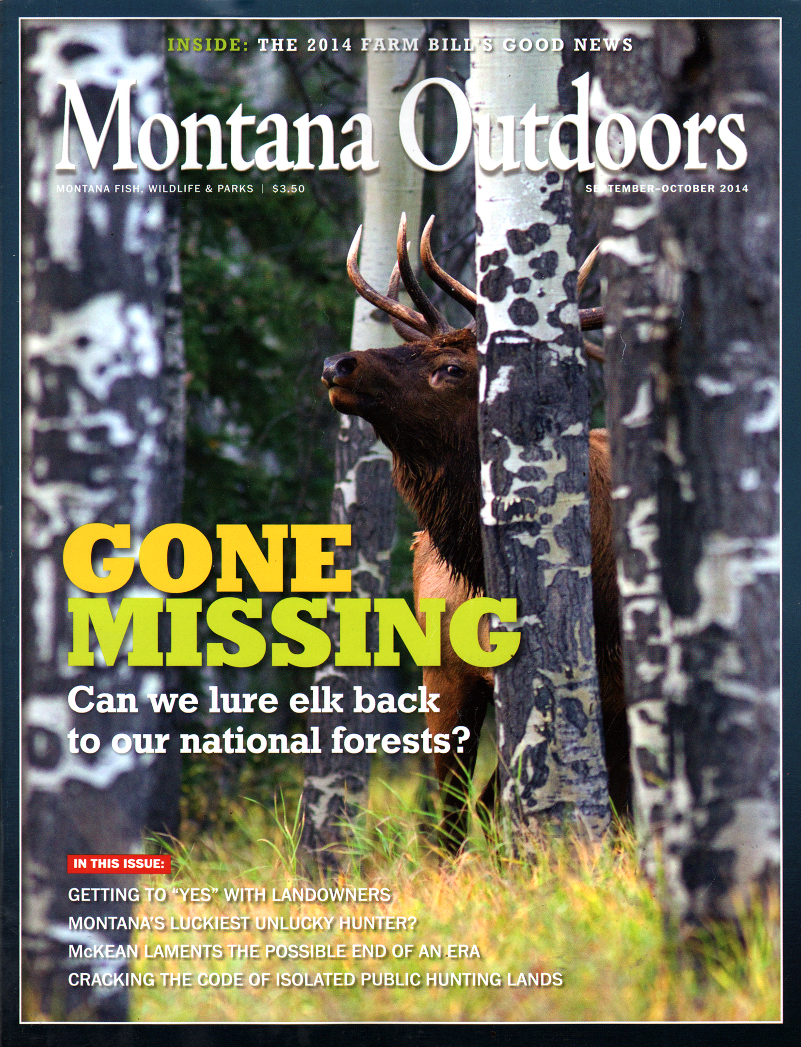 Montana-Outdoors September 01, 2014 Issue Cover