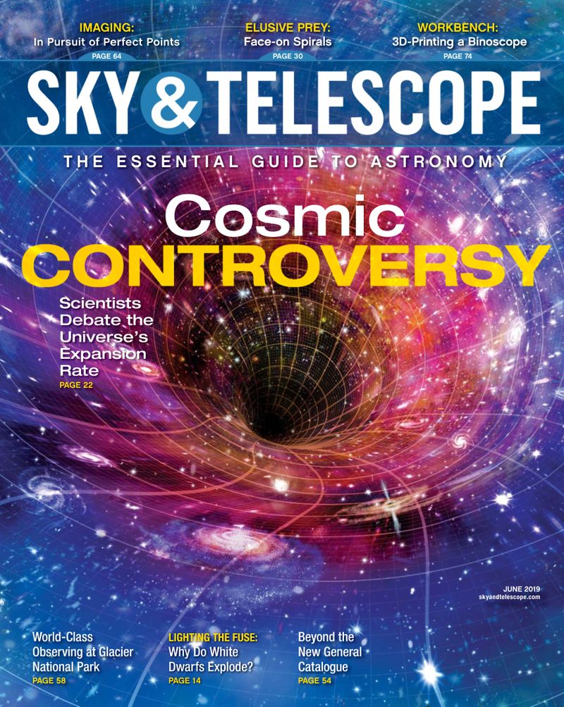 Sky-and-Telescope June 01, 2019 Issue Cover