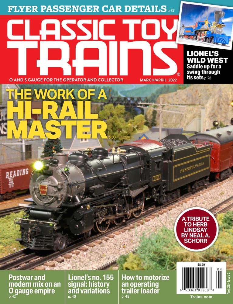 Classic-Toy-Trains March 01, 2022 Issue Cover
