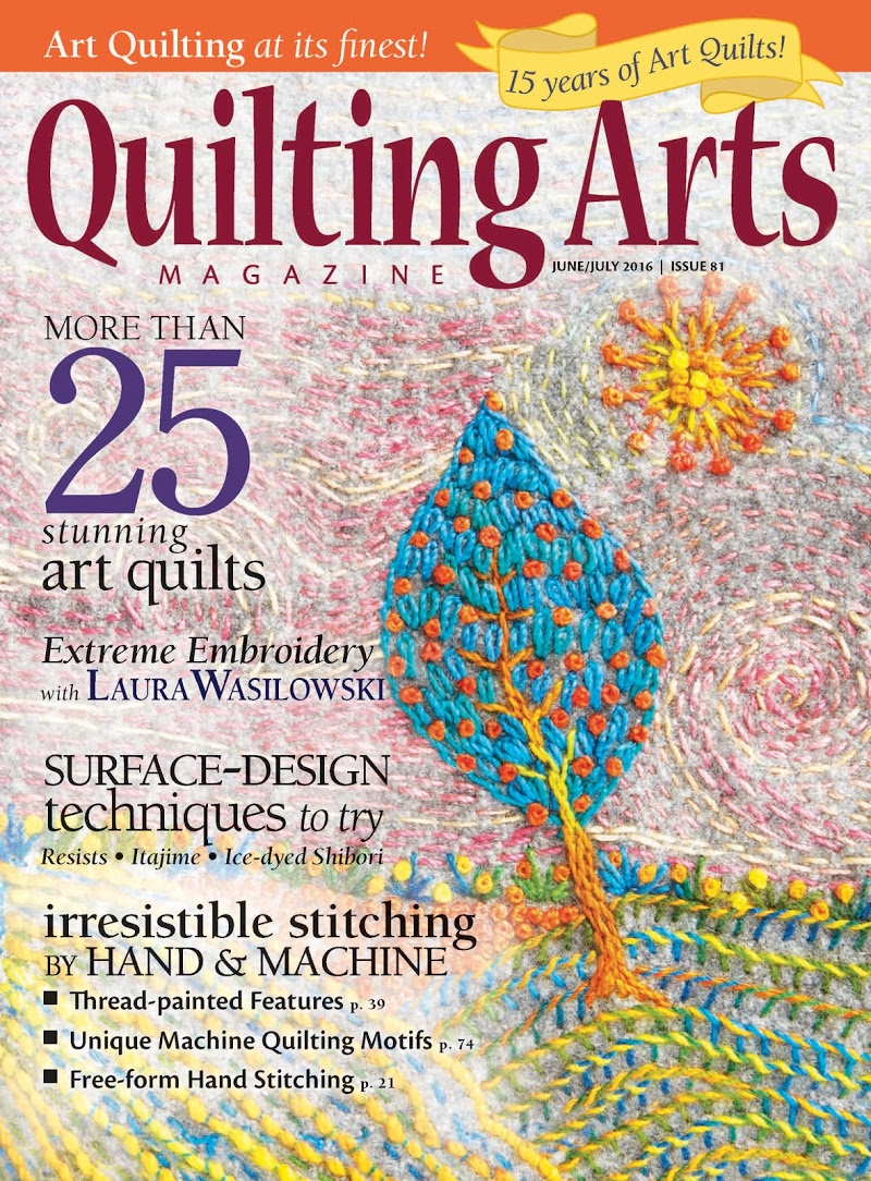 Quilting-Arts June 01, 2016 Issue Cover