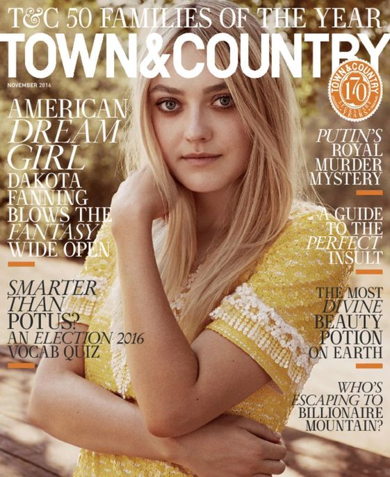 Town-and-Country November 01, 2016 Issue Cover
