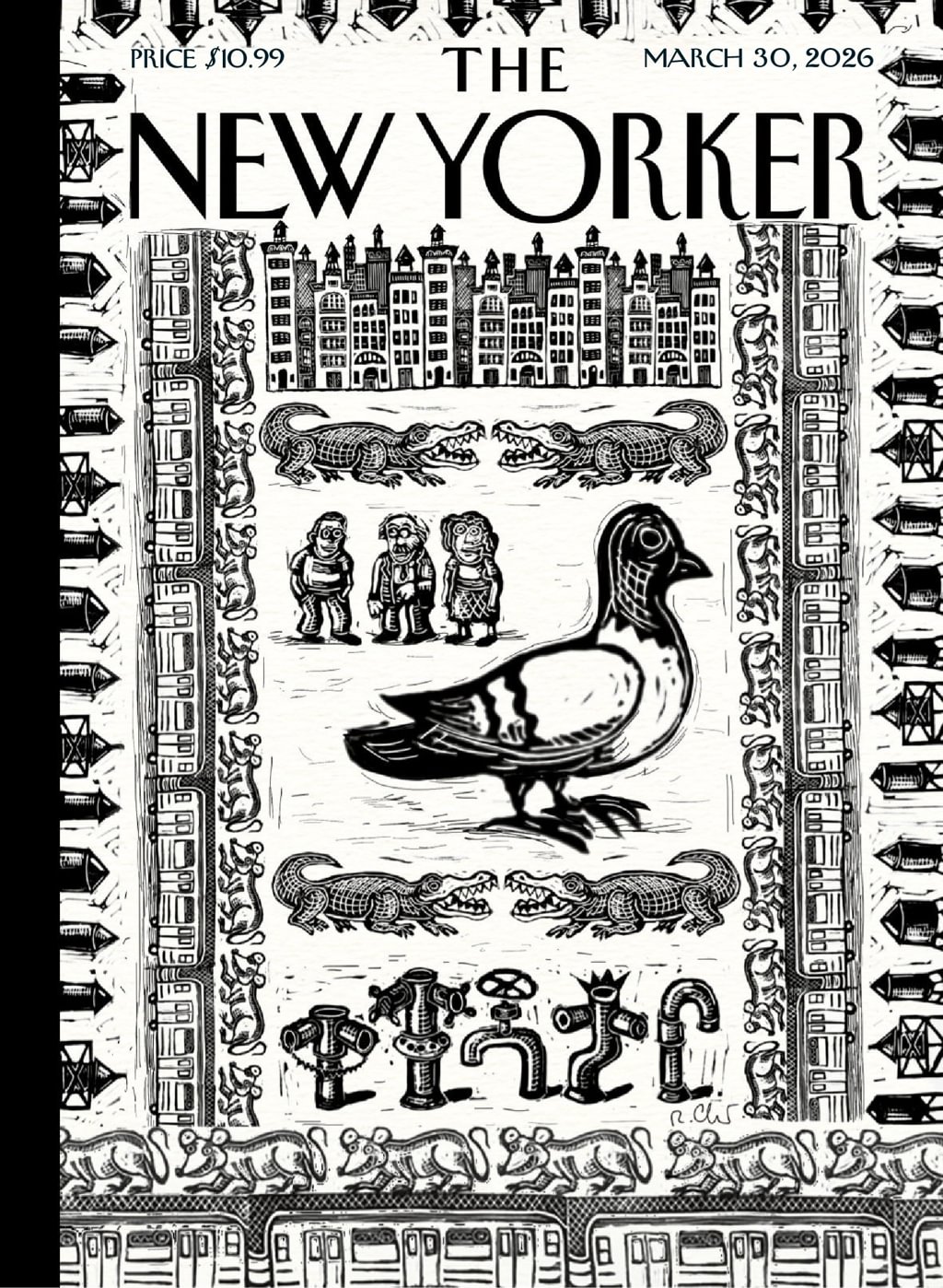 The-New-Yorker March 30, 2026 Issue Cover