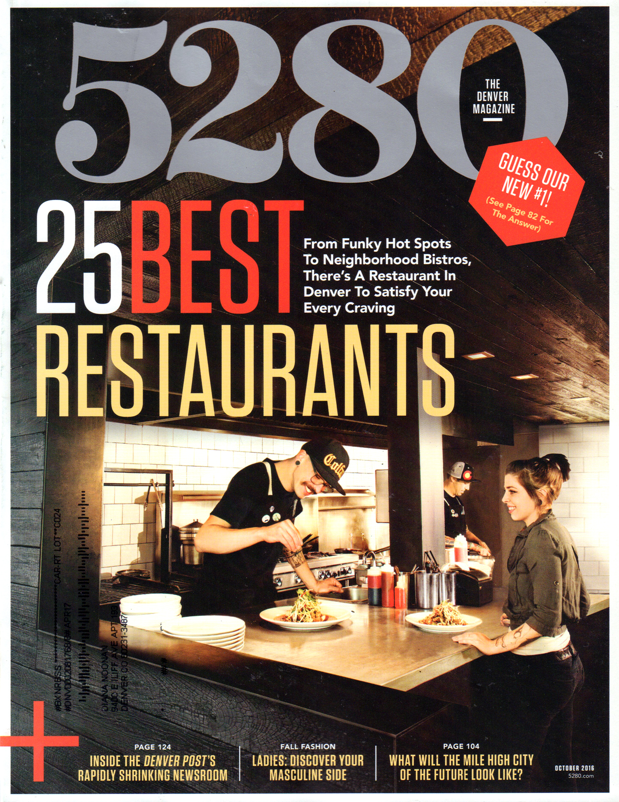 5280-Magazine October 01, 2016 Issue Cover