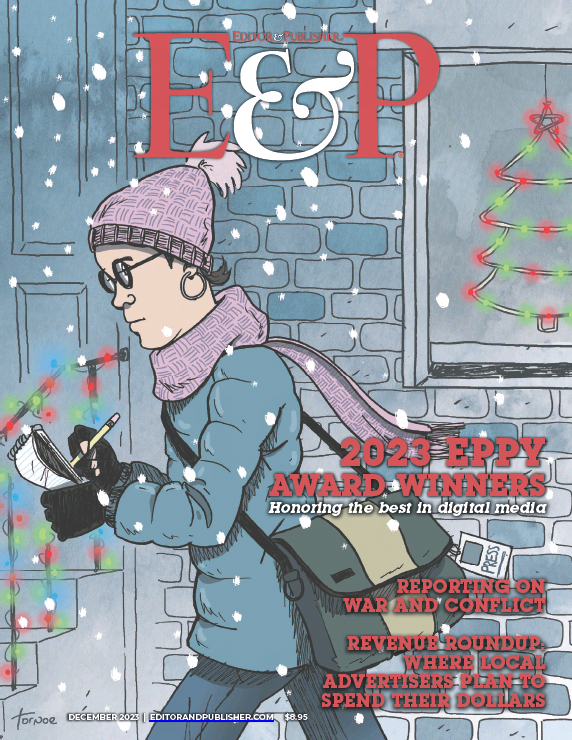 Editor-and-Publisher December 01, 2023 Issue Cover