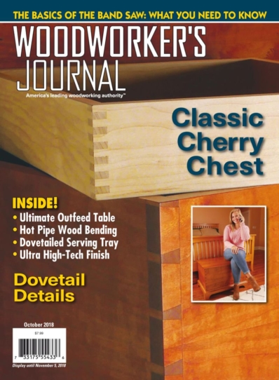 Woodworker's Journal October 01, 2018 Issue Cover