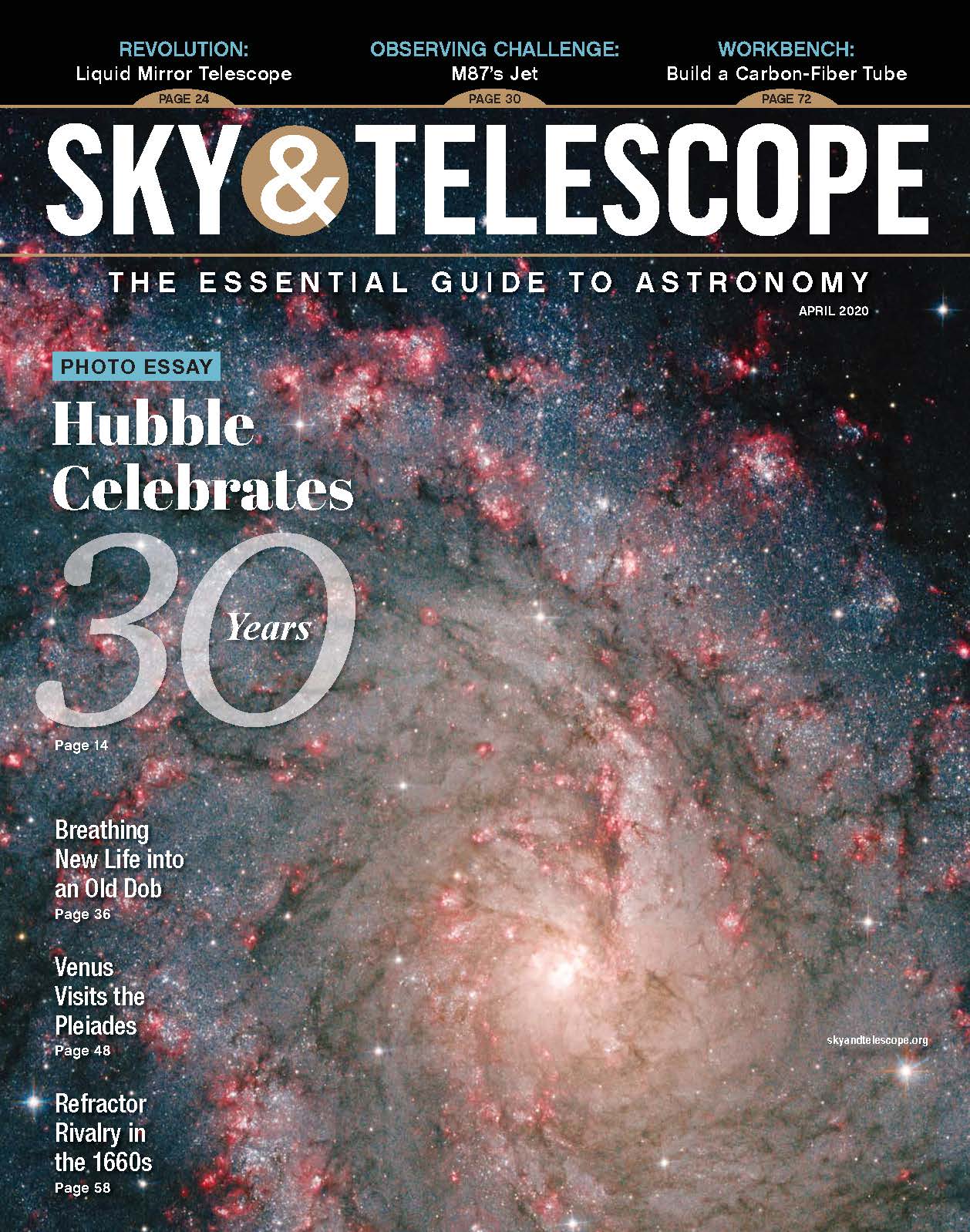 Sky-and-Telescope April 01, 2020 Issue Cover