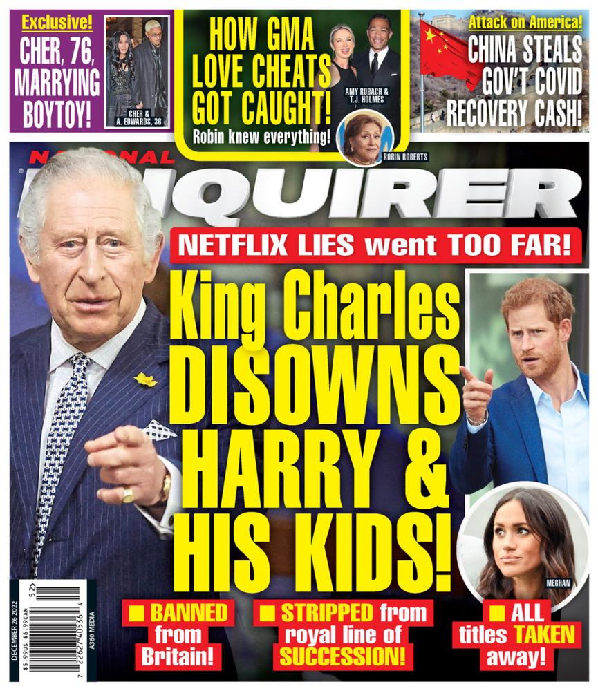 national-enquirer December 26, 2022 Issue Cover