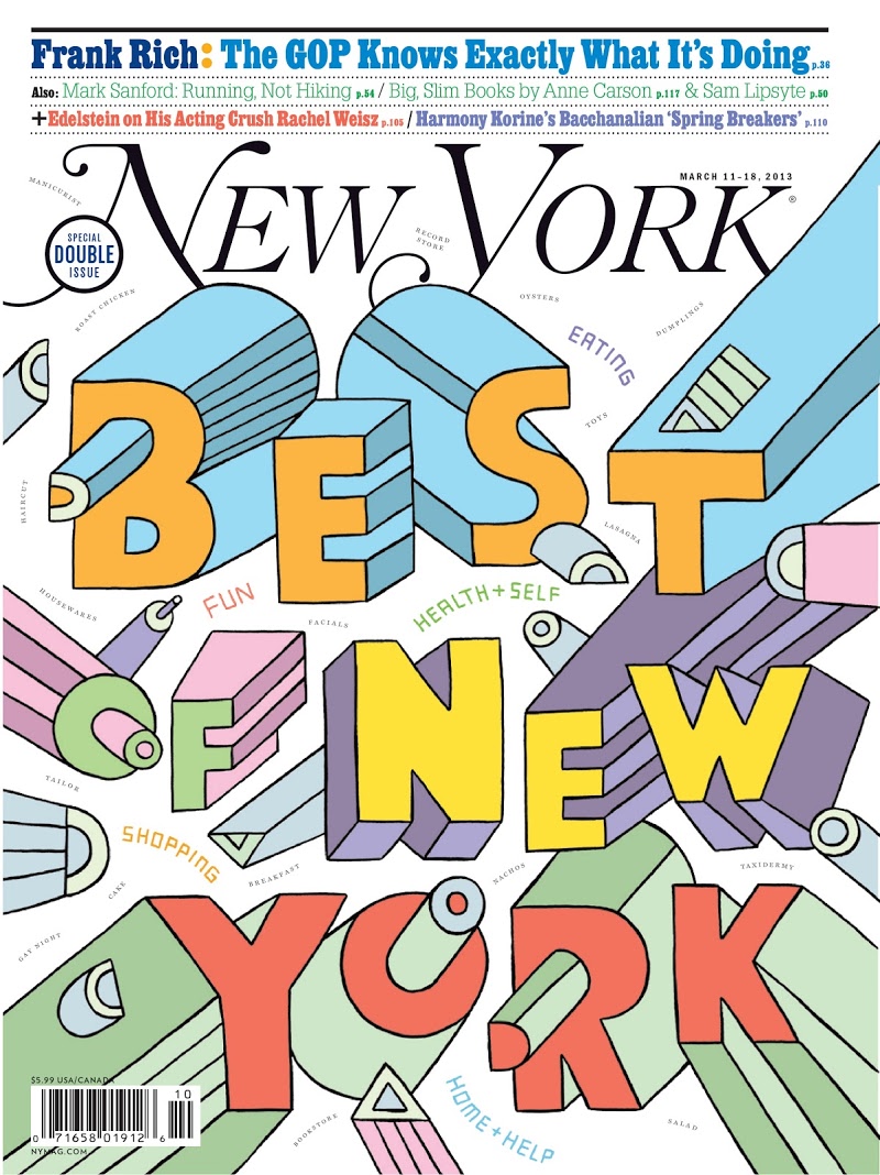 New-York-Magazine March 11, 2013 Issue Cover