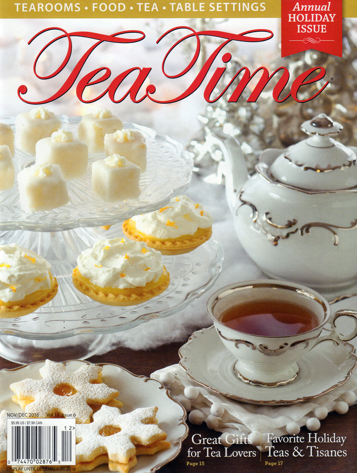Tea-Time November 01, 2016 Issue Cover