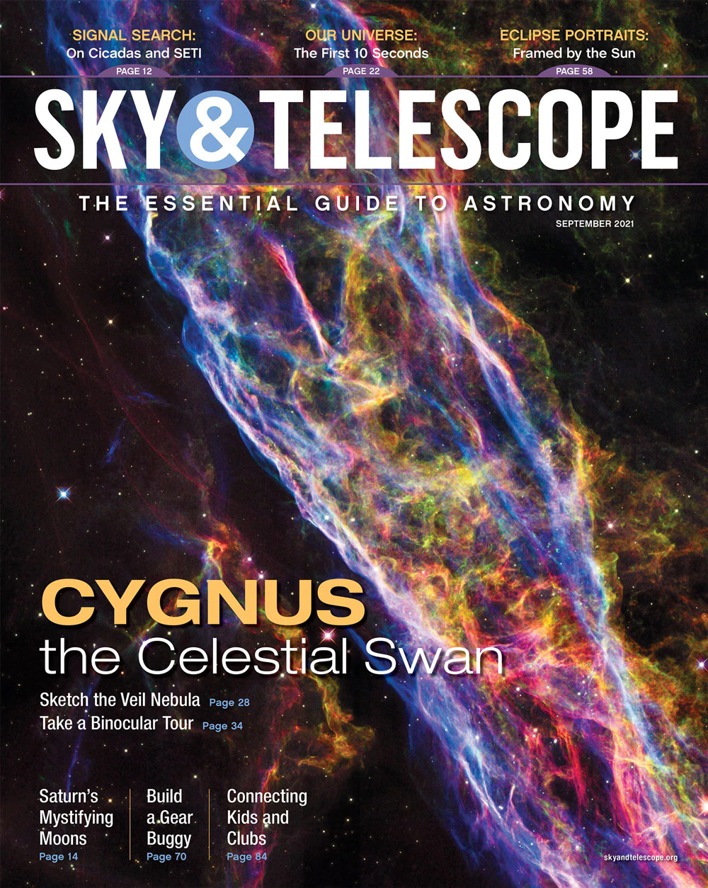 Sky-and-Telescope September 01, 2021 Issue Cover