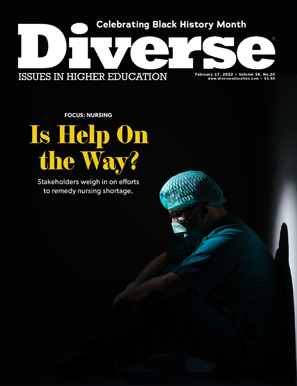 Diverse-Issues-In-Higher-Education February 17, 2022 Issue Cover