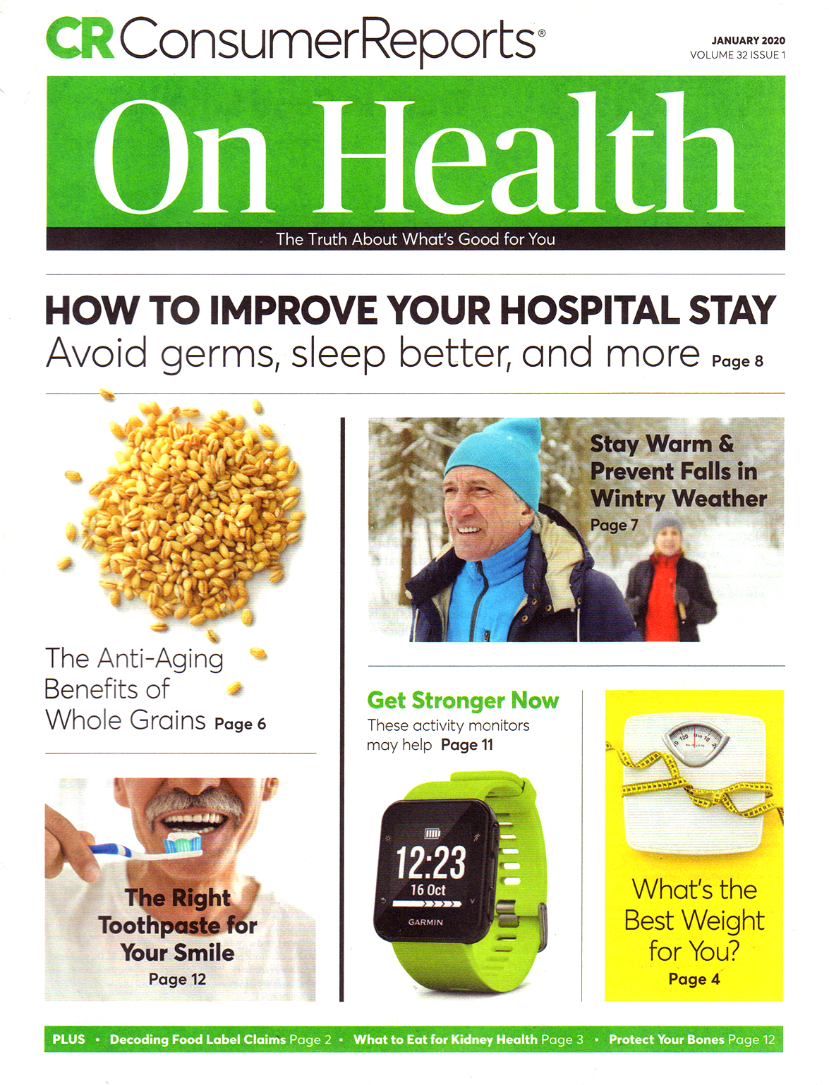 Consumer-Reports-On-Health January 01, 2020 Issue Cover