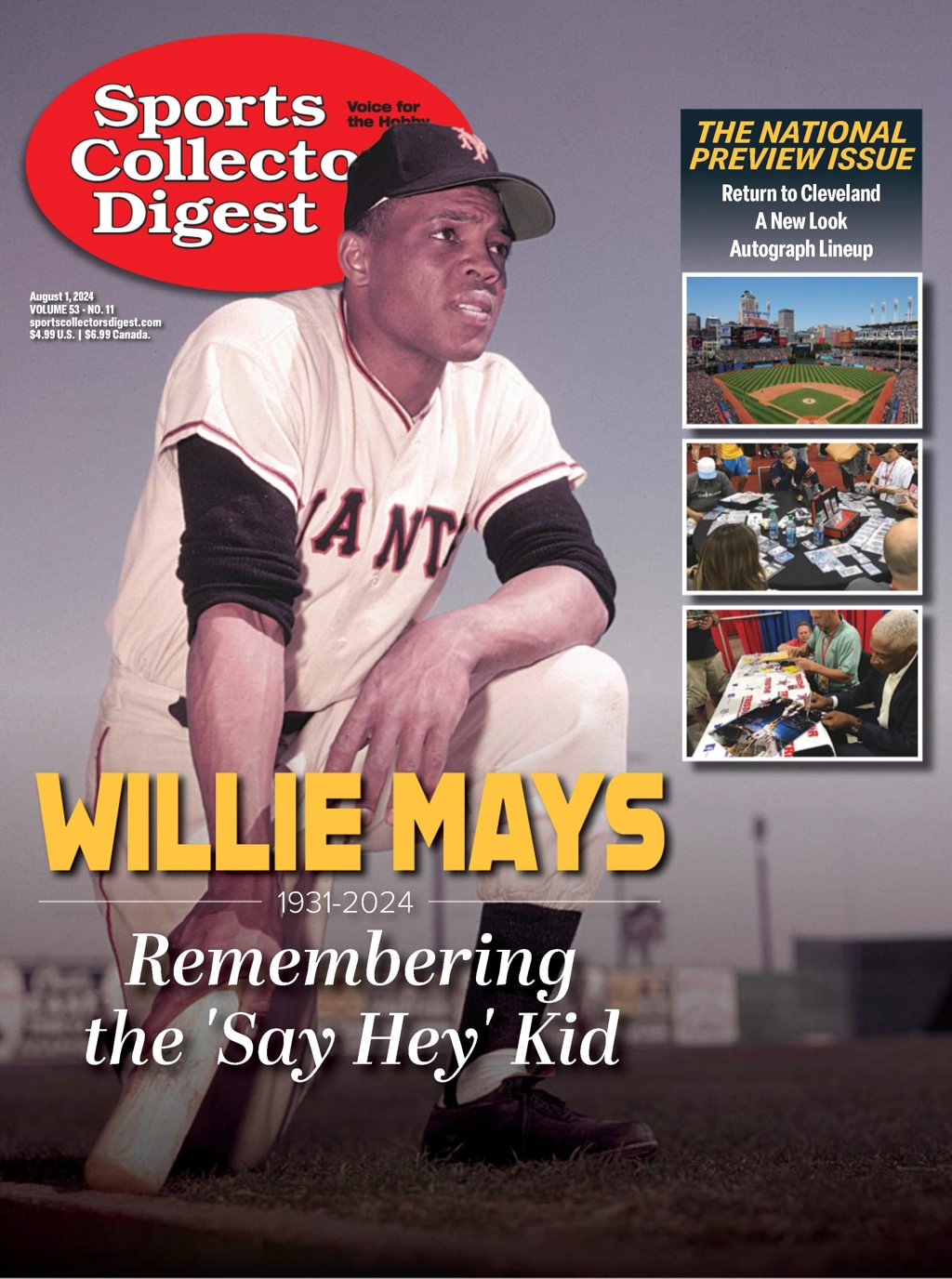 Sports-Collectors-Digest August 01, 2024 Issue Cover