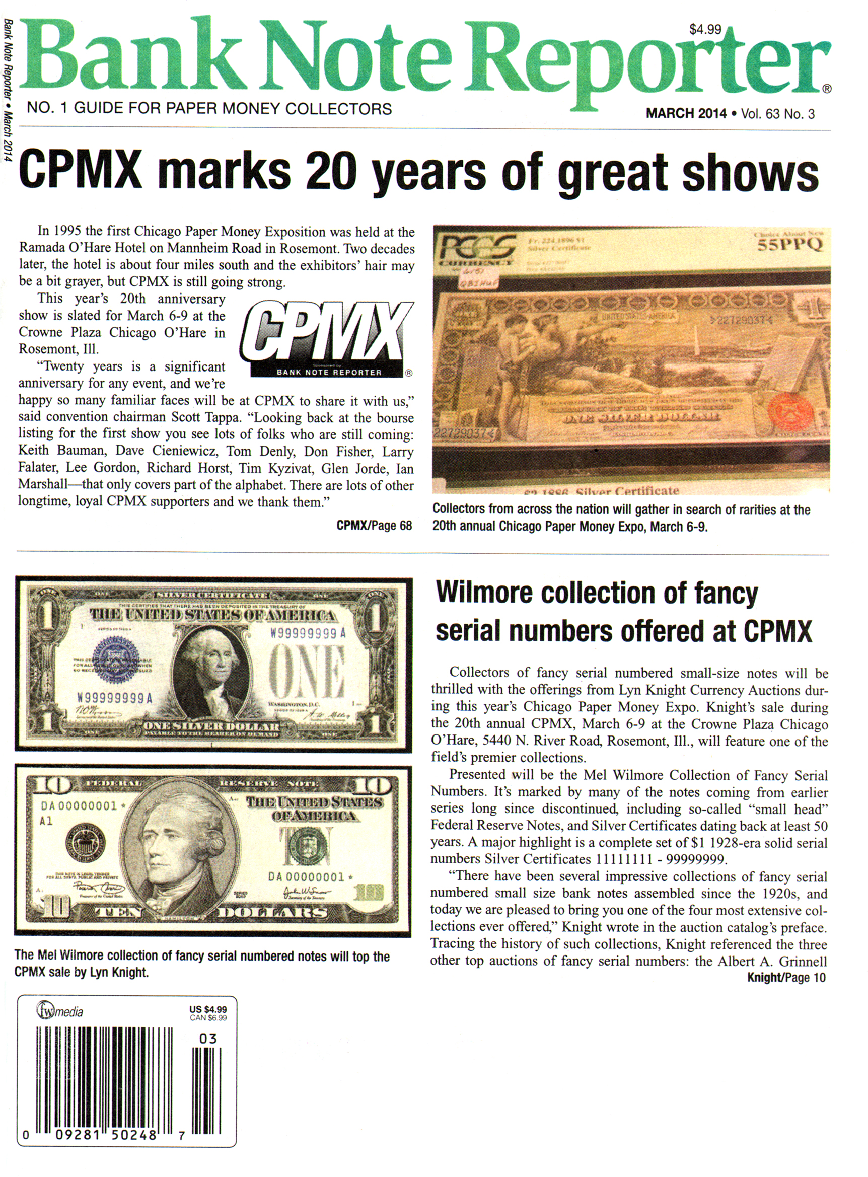 Bank-Note-Reporter March 01, 2014 Issue Cover