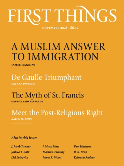 First Things November 01, 2026 Issue Cover