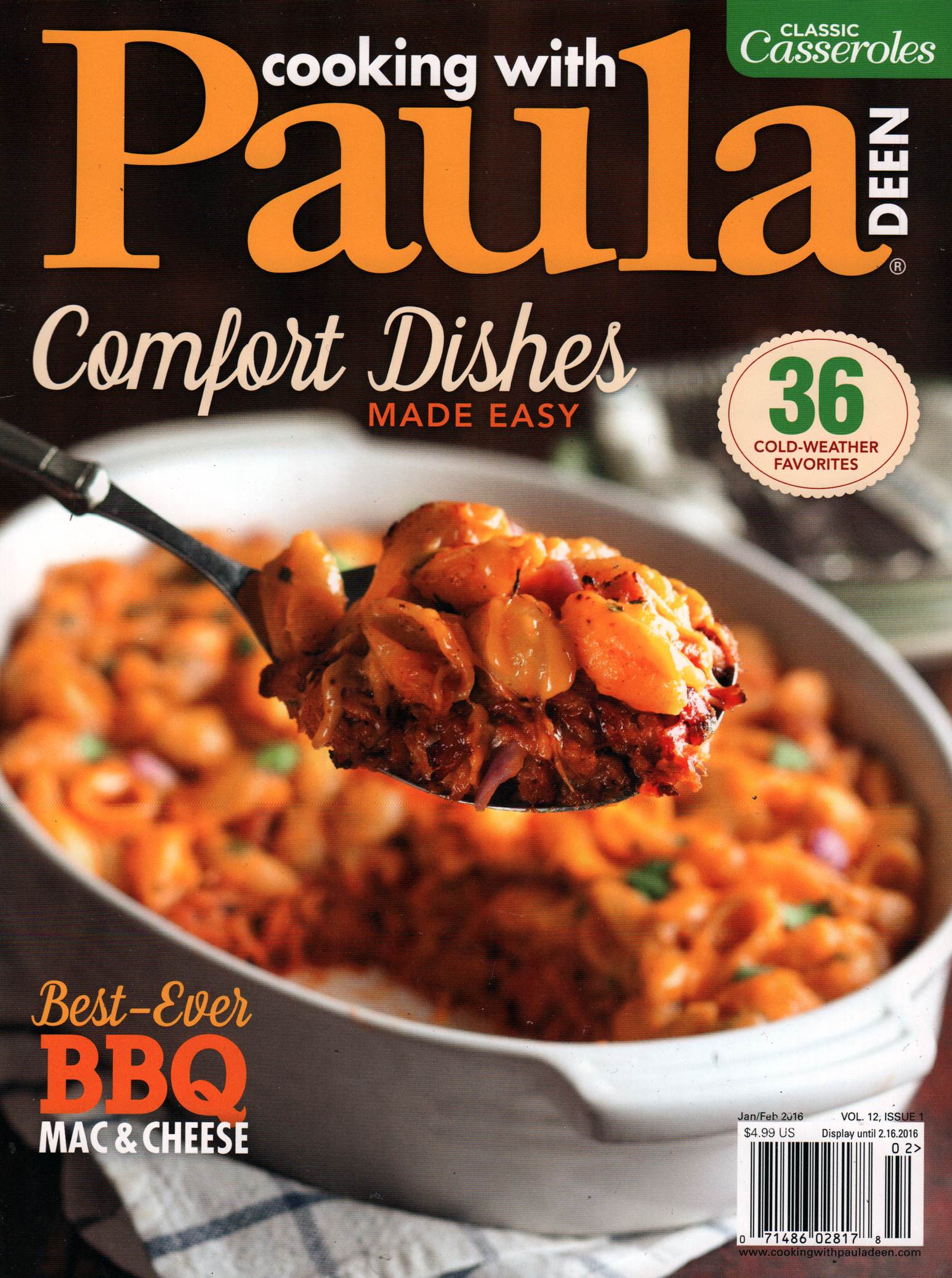 Cooking-With-Paula-Deen January 01, 2016 Issue Cover