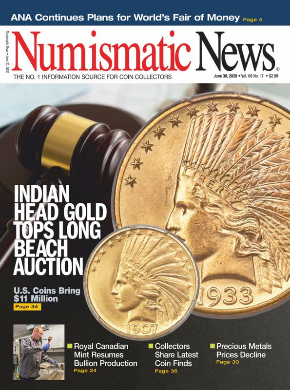 Numismatic-News June 30, 2020 Issue Cover