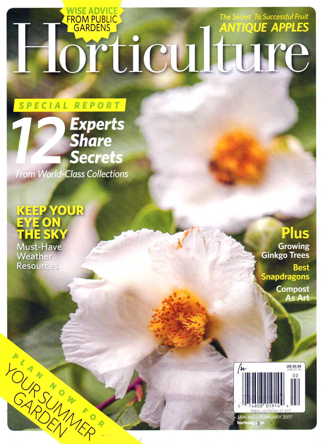 Horticulture January 01, 2017 Issue Cover