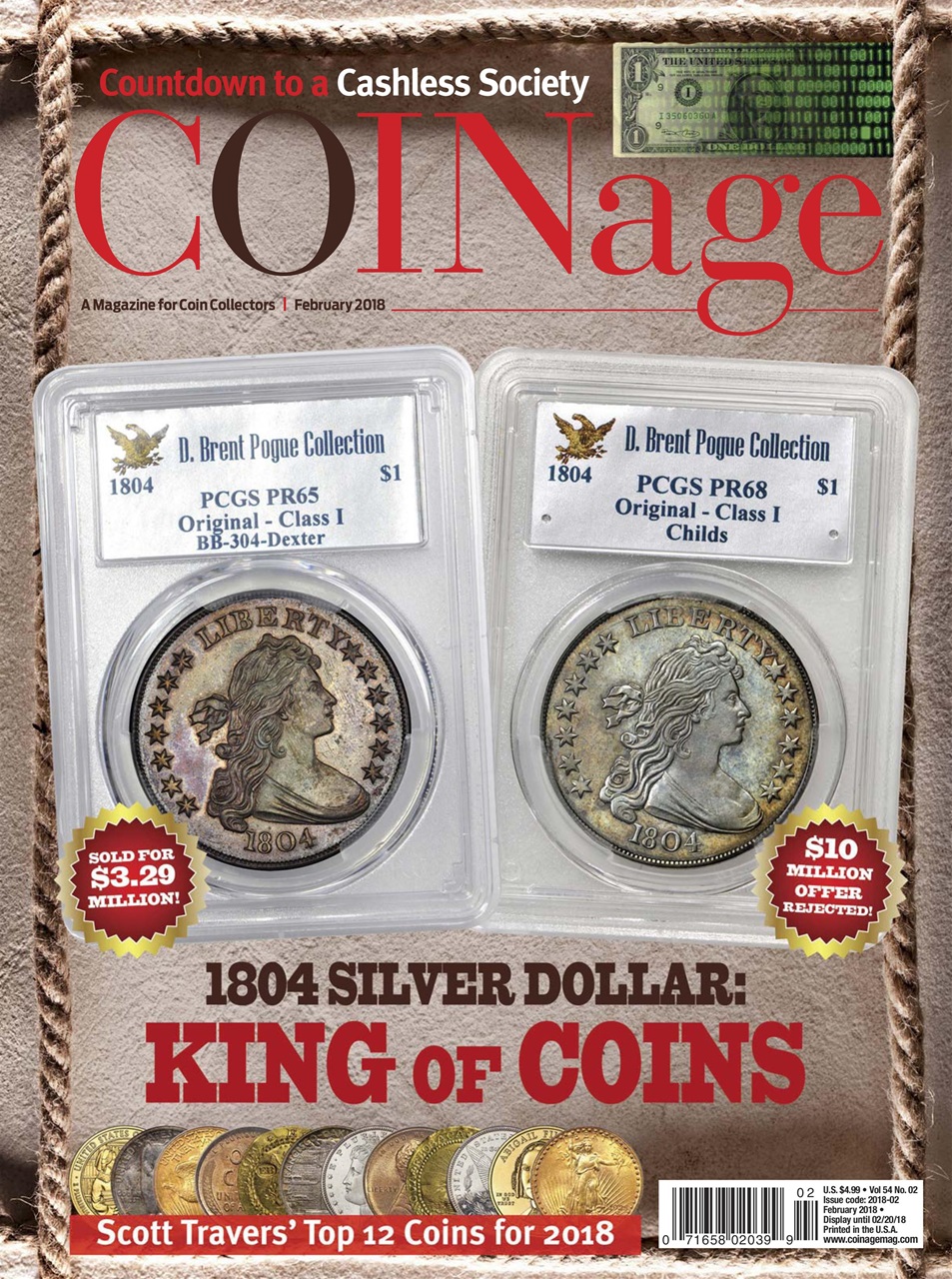 Coinage February 01, 2018 Issue Cover