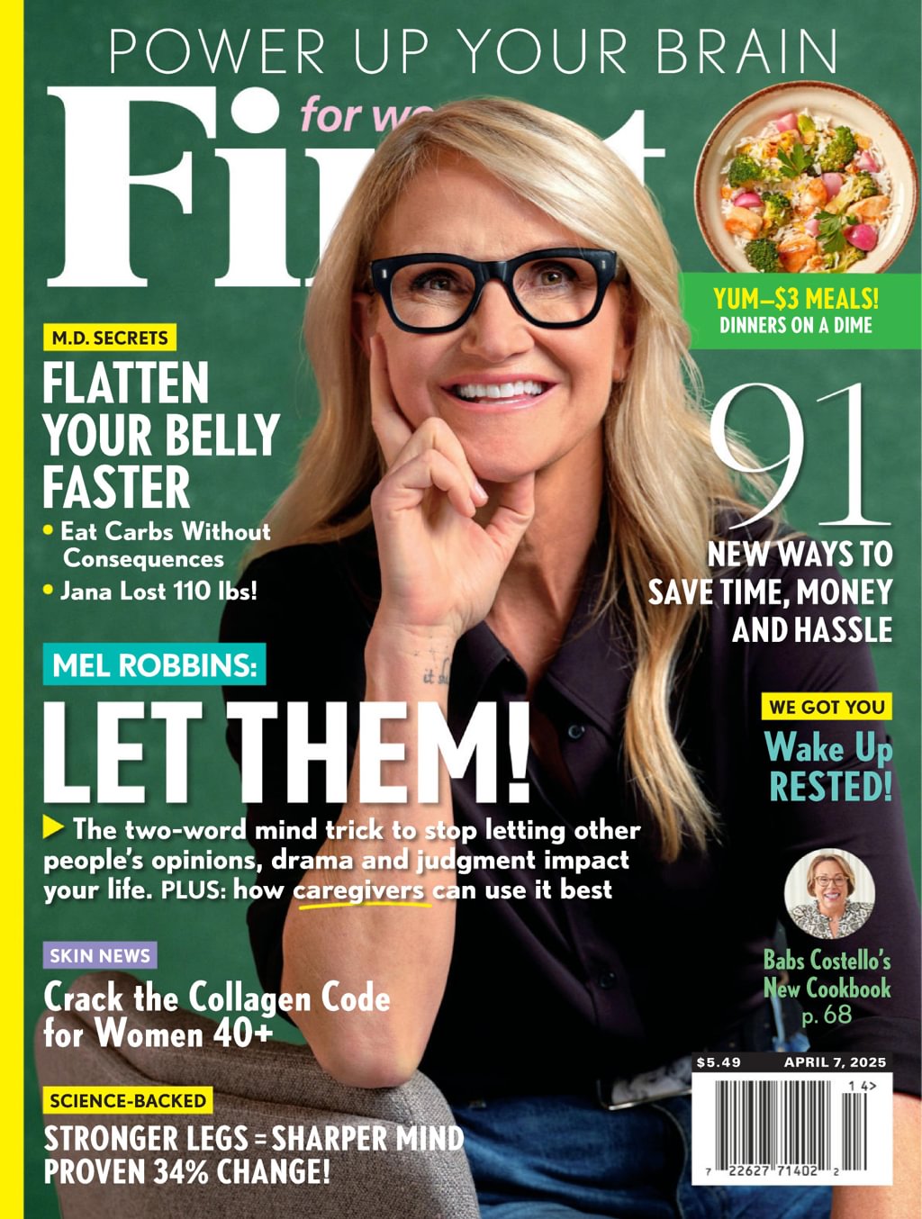 First for Women April 07, 2025 Issue Cover