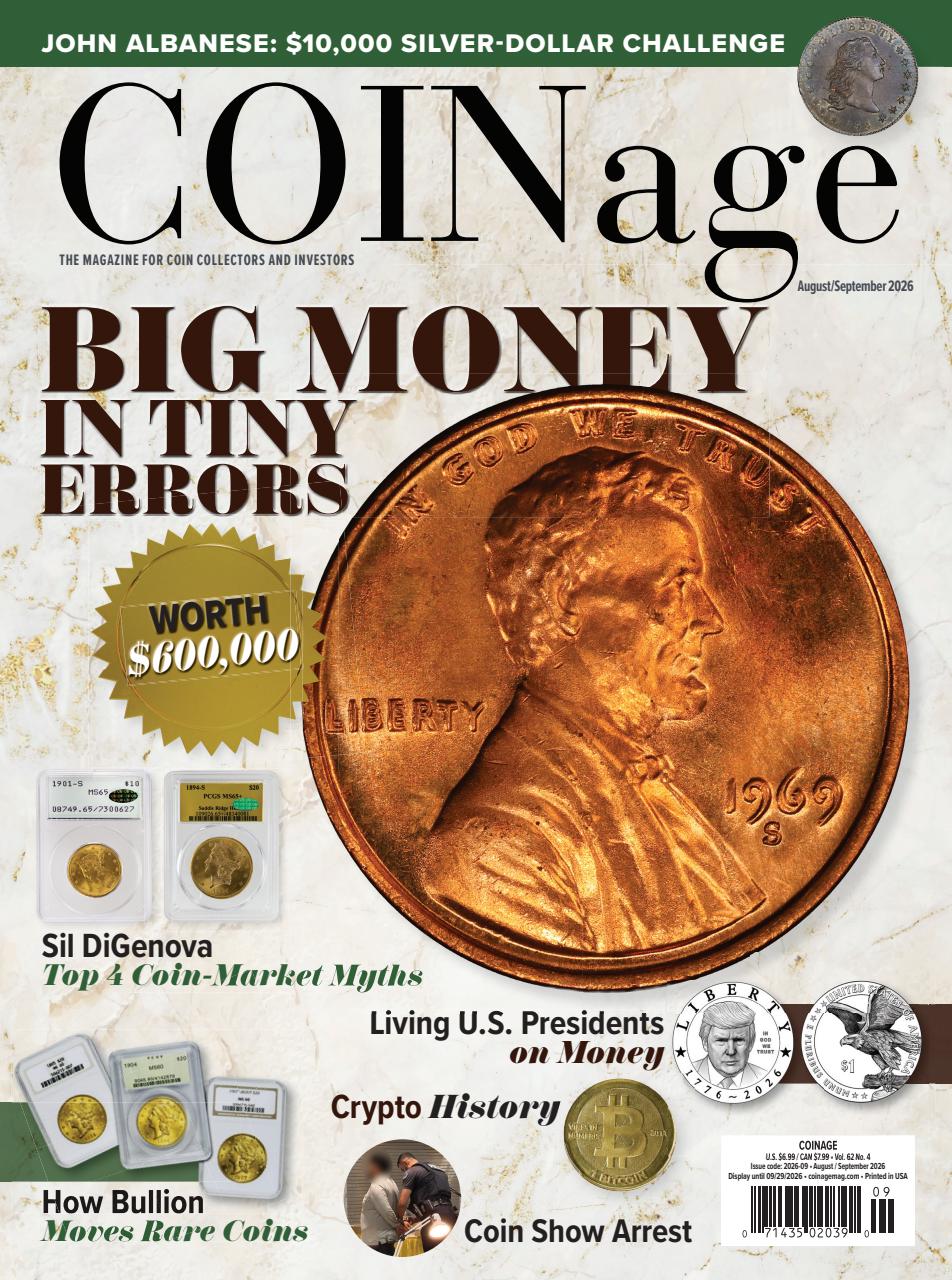 Coinage August 01, 2026 Issue Cover