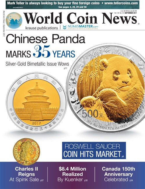 World-Coin-News September 01, 2017 Issue Cover