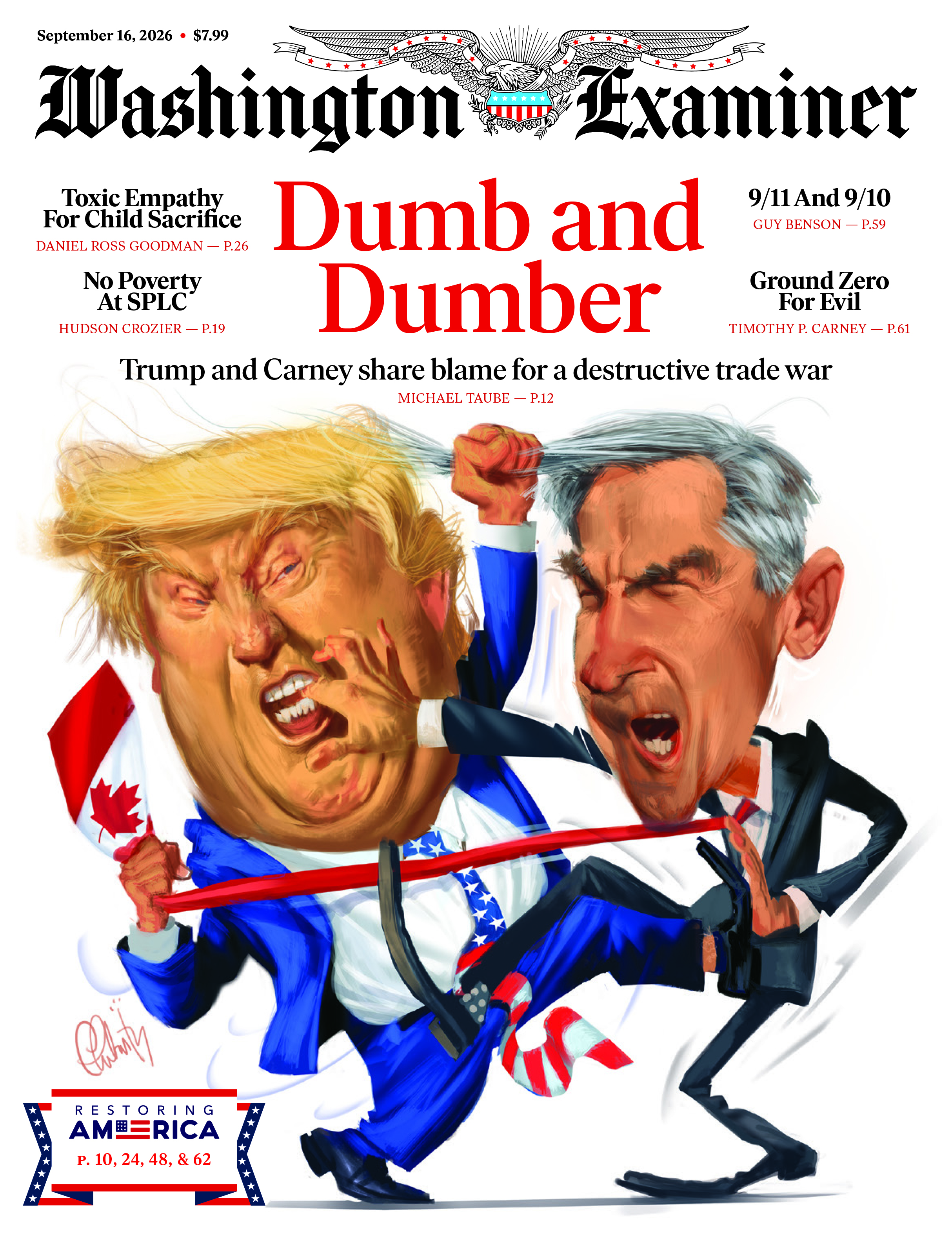Washington-Examiner September 16, 2026 Issue Cover