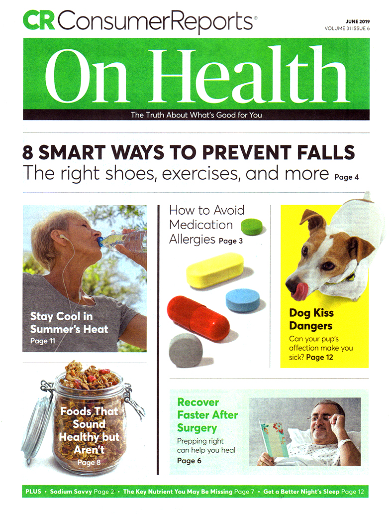Consumer-Reports-On-Health June 01, 2019 Issue Cover