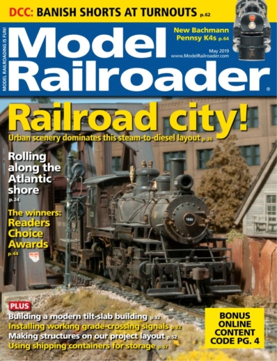 Model Railroader May 01, 2019 Issue Cover