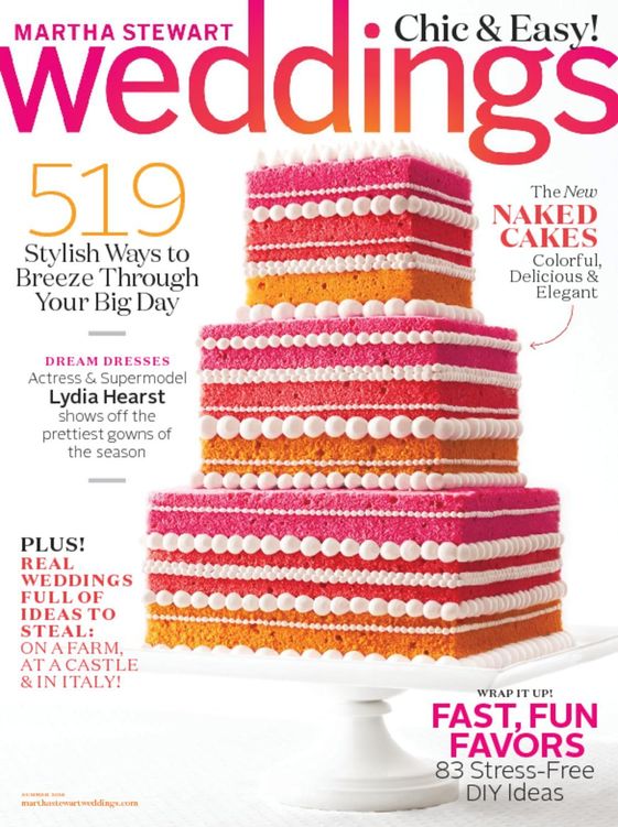 Martha-Stewart-Weddings June 01, 2016 Issue Cover