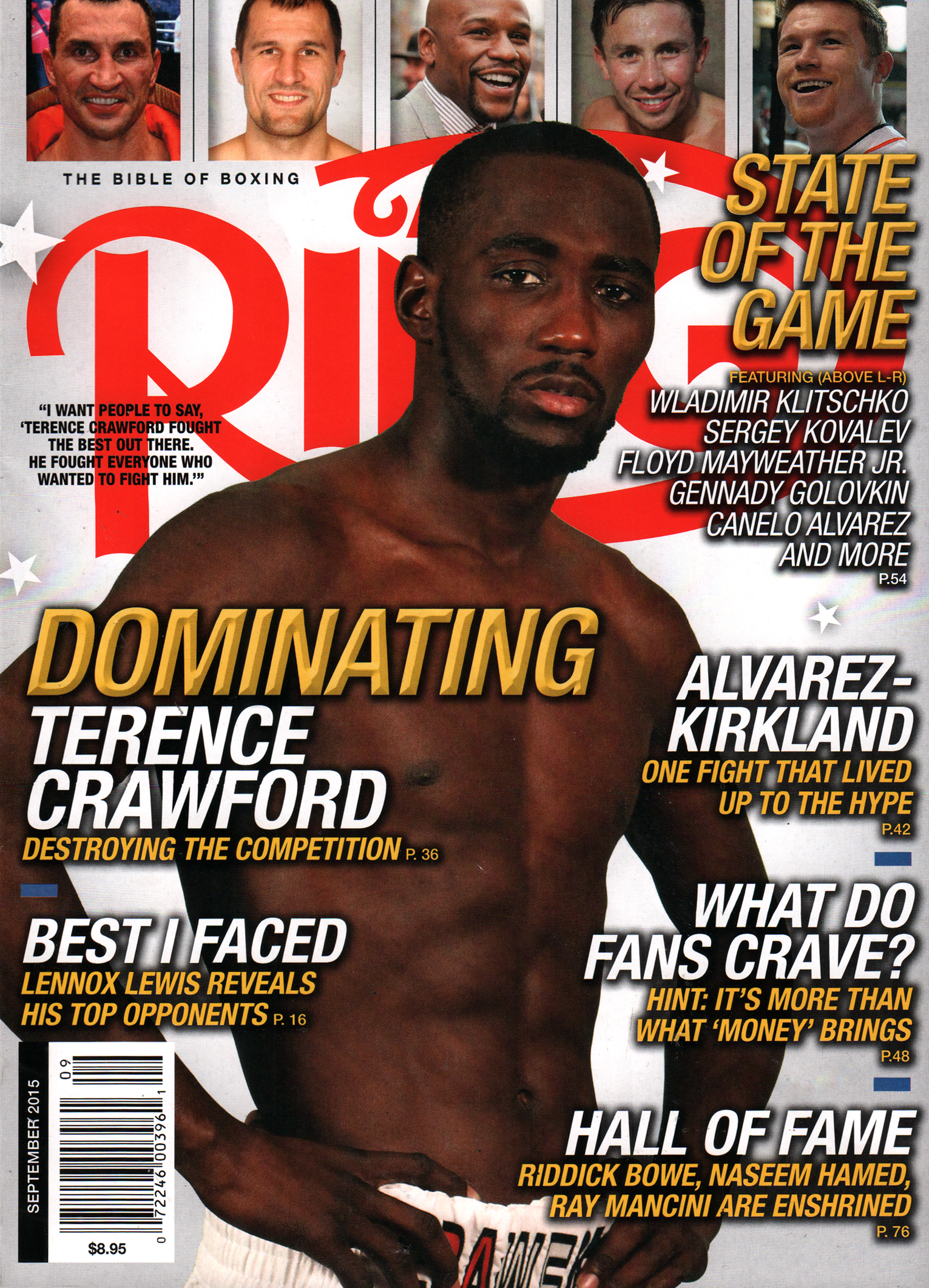 The-Ring September 01, 2015 Issue Cover