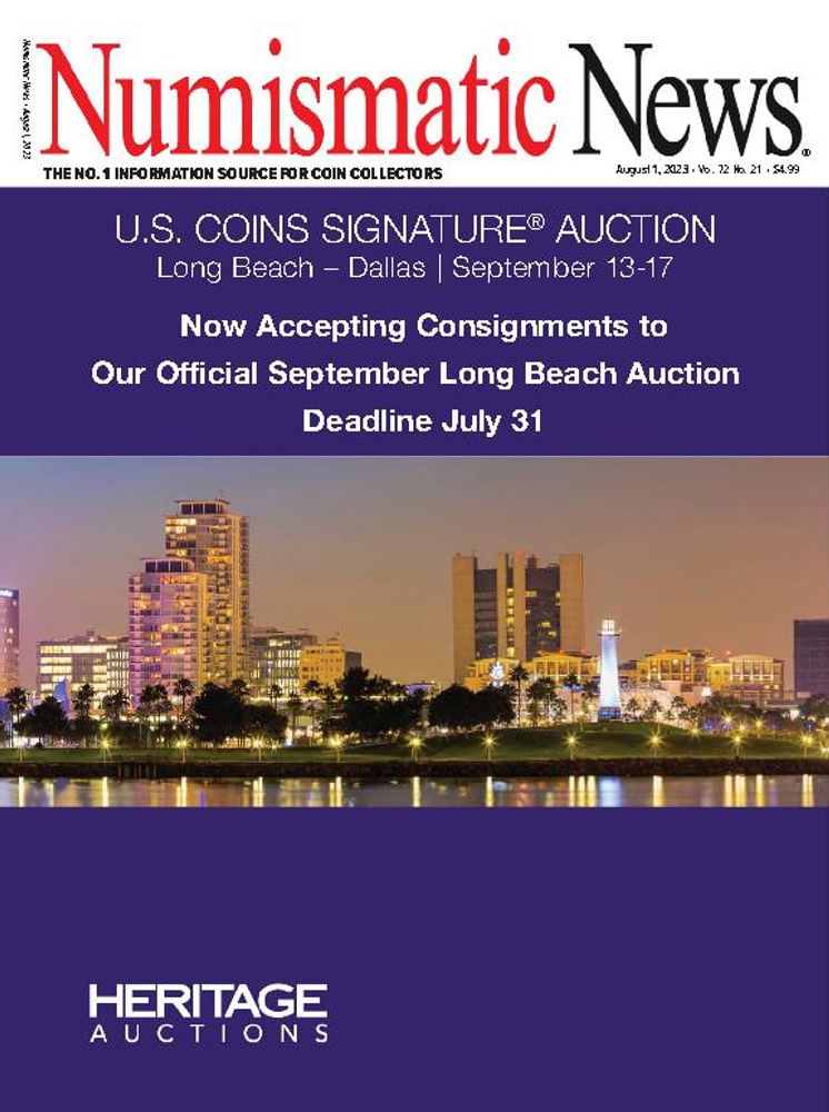 Numismatic-News August 01, 2023 Issue Cover