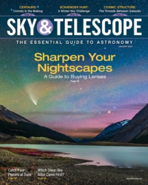 Sky-and-Telescope January 01, 2022 Issue Cover