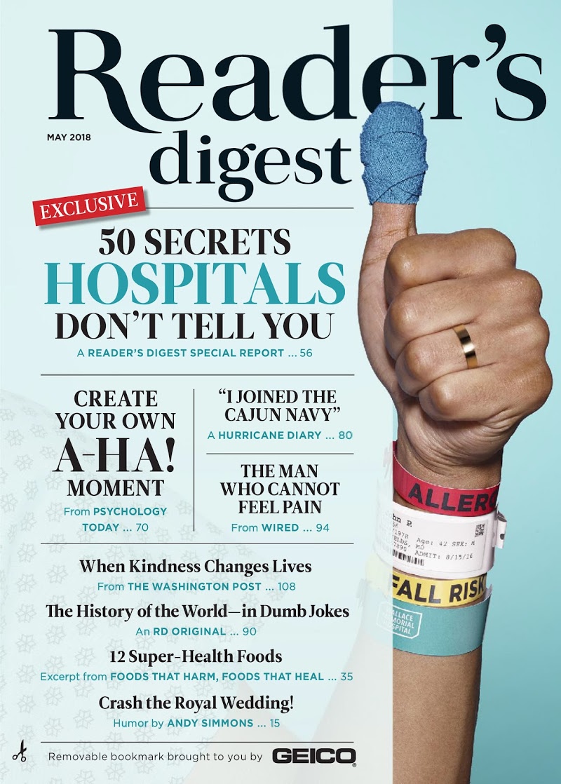 Readers-Digest May 01, 2018 Issue Cover