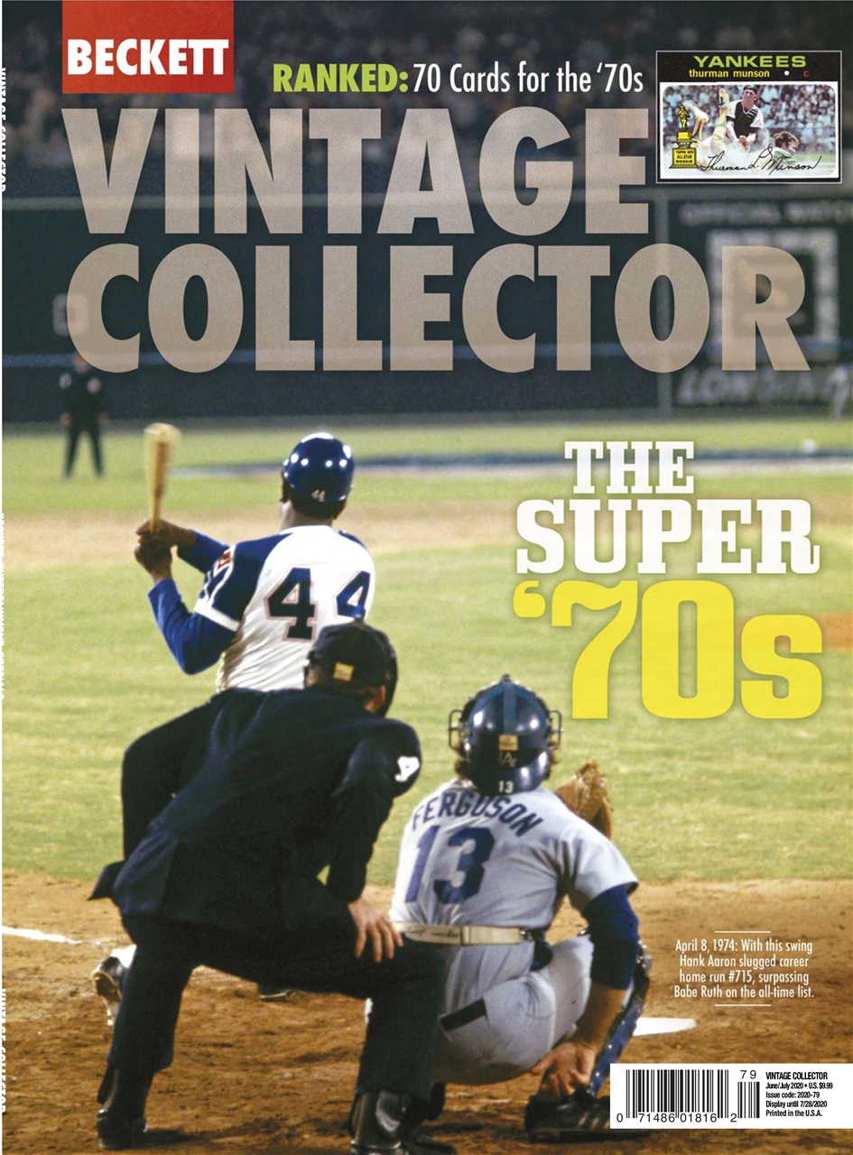Beckett-Vintage-Collector June 01, 2020 Issue Cover