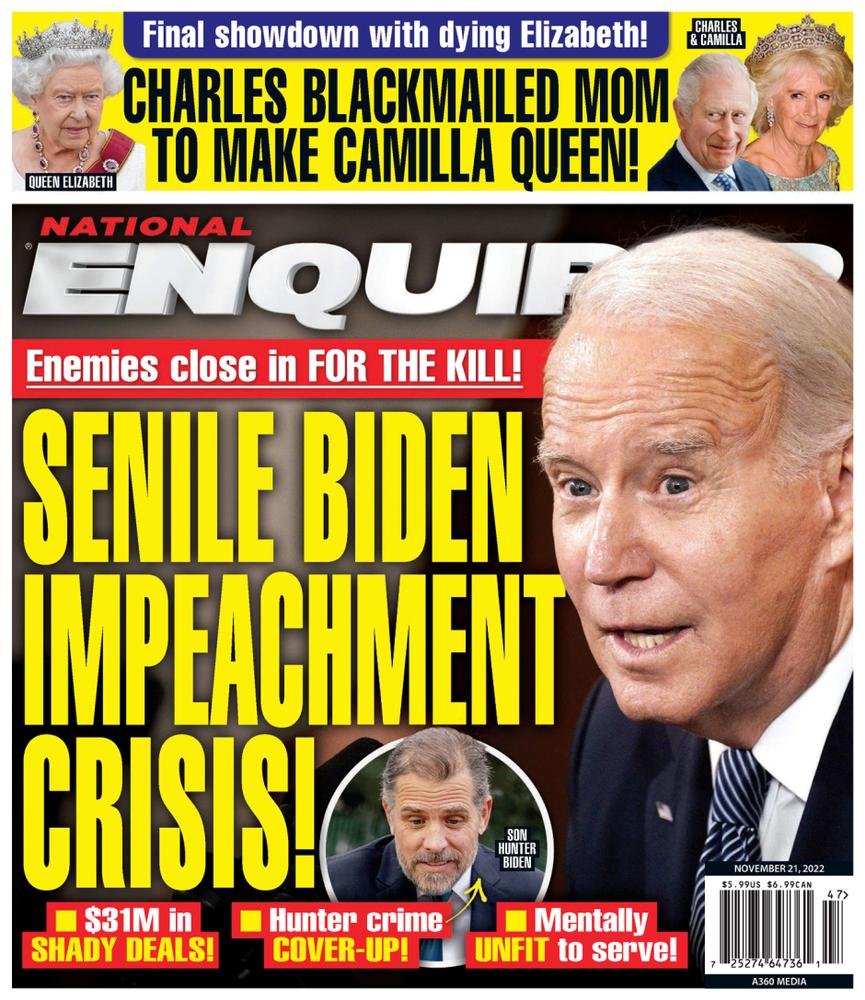national-enquirer November 21, 2022 Issue Cover