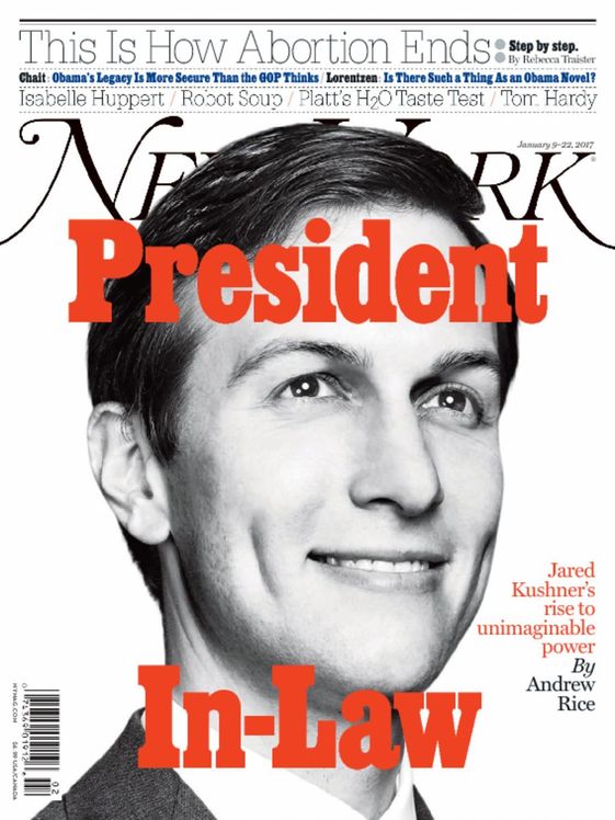 New-York-Magazine January 09, 2017 Issue Cover