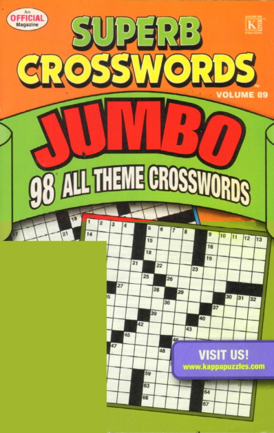 Superb Crosswords Jumbo August 01, 2011 Issue Cover