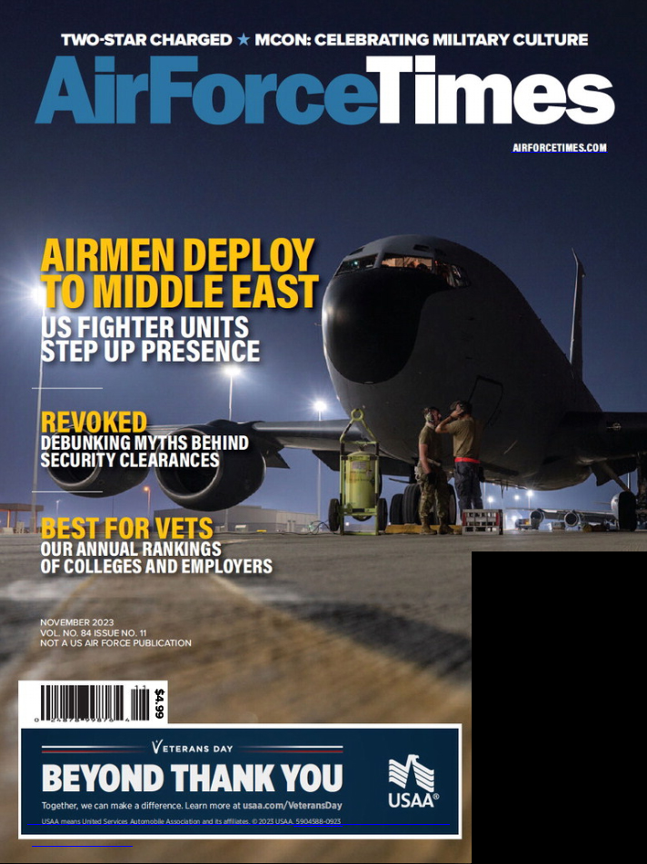 Airforce-Times November 01, 2023 Issue Cover