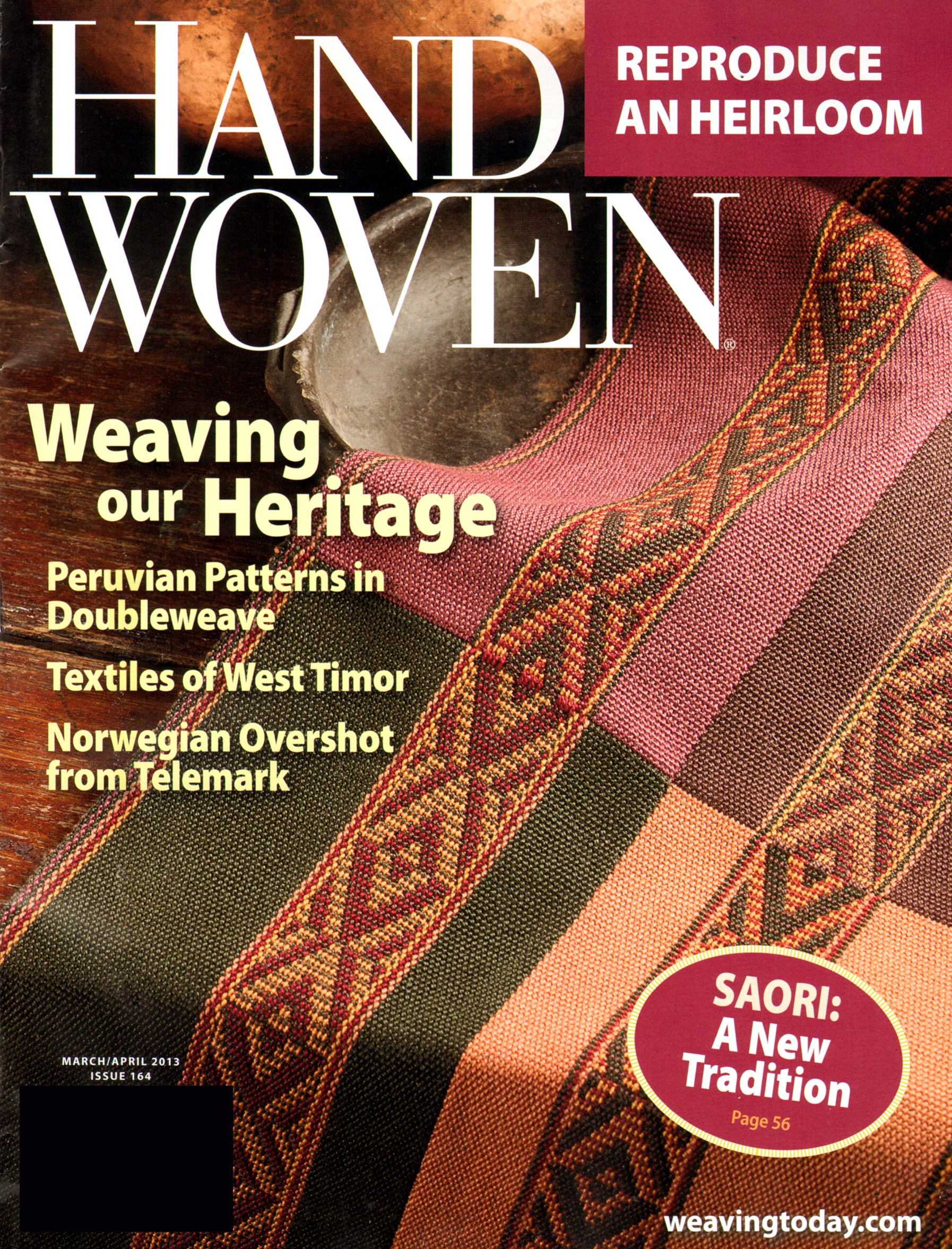 Handwoven March 01, 2013 Issue Cover