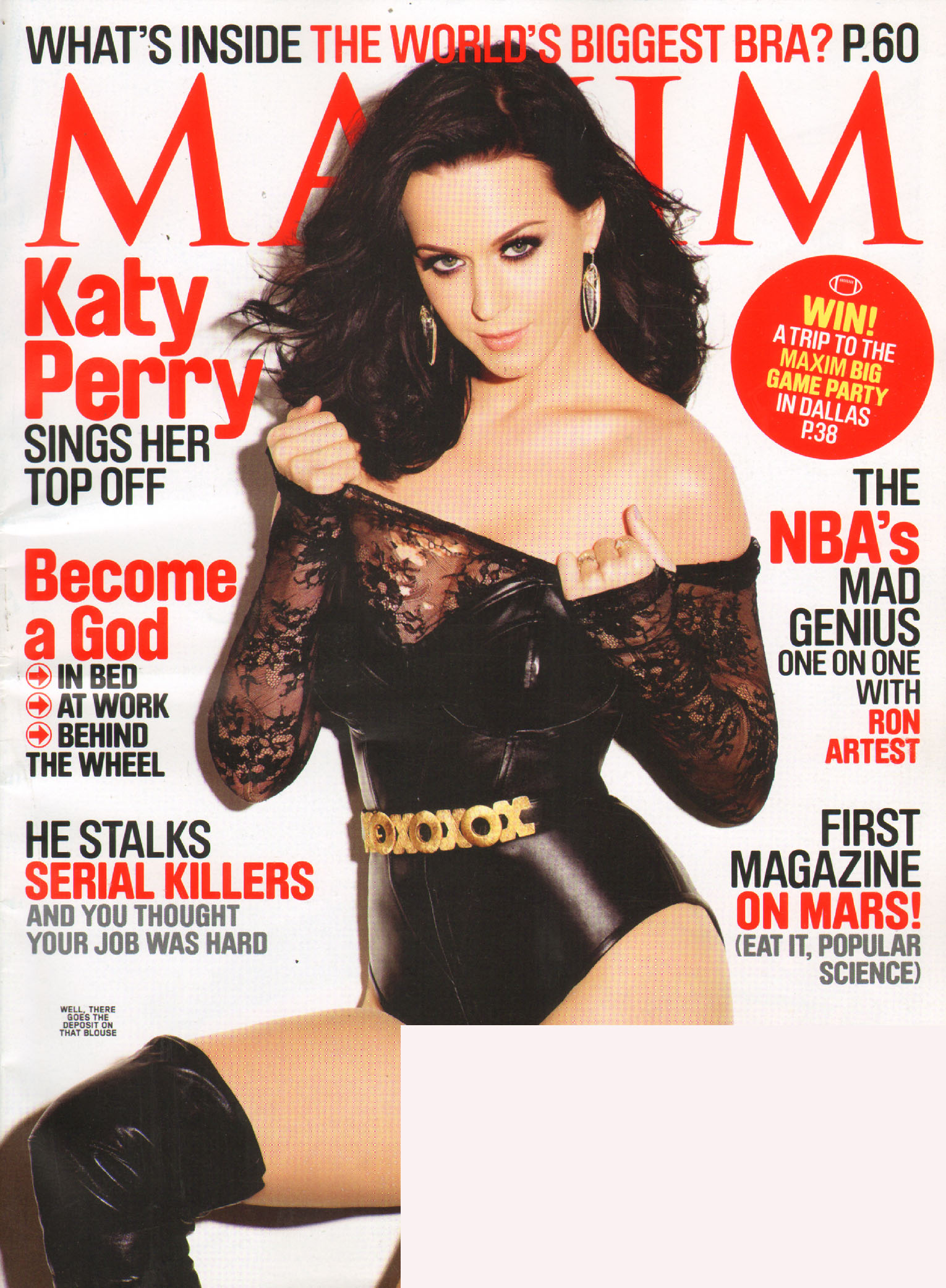 maxim January 01, 2011 Issue Cover